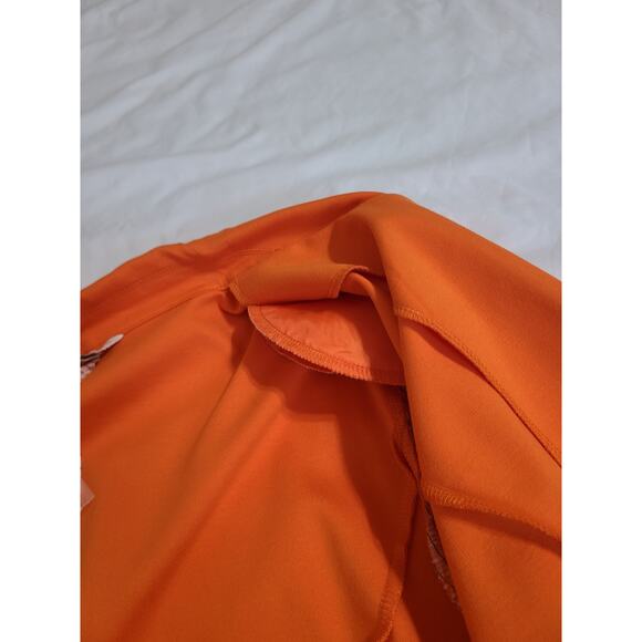 Cato large women's orange printed cuff ponte blazer new with out tags - Picture 8 of 14